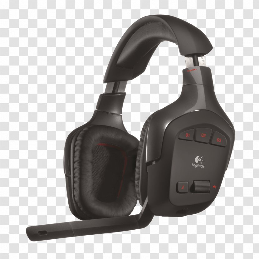 Logitech G930 Headphones 7.1 Surround Sound Audio Transparent PNG
