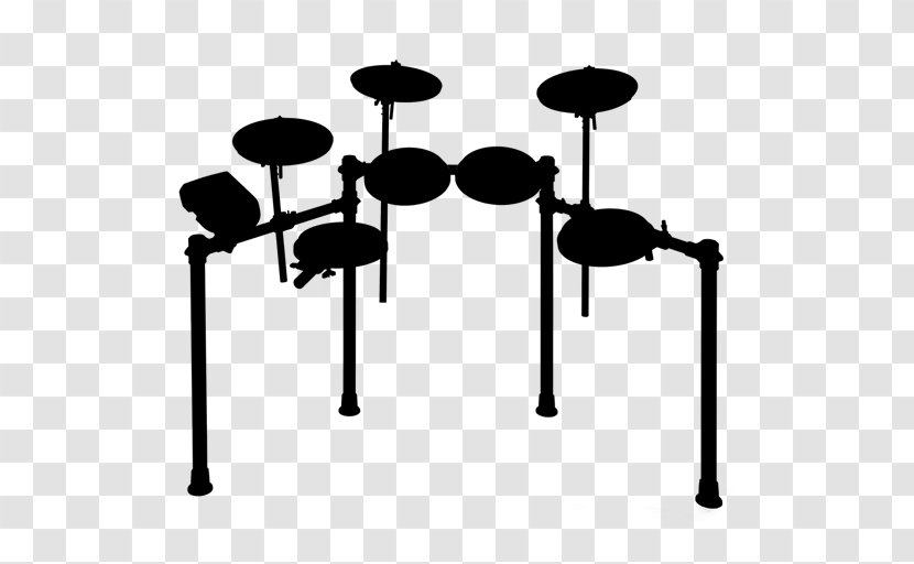 Electronic Drums Alesis Bass - Silhouette Transparent PNG