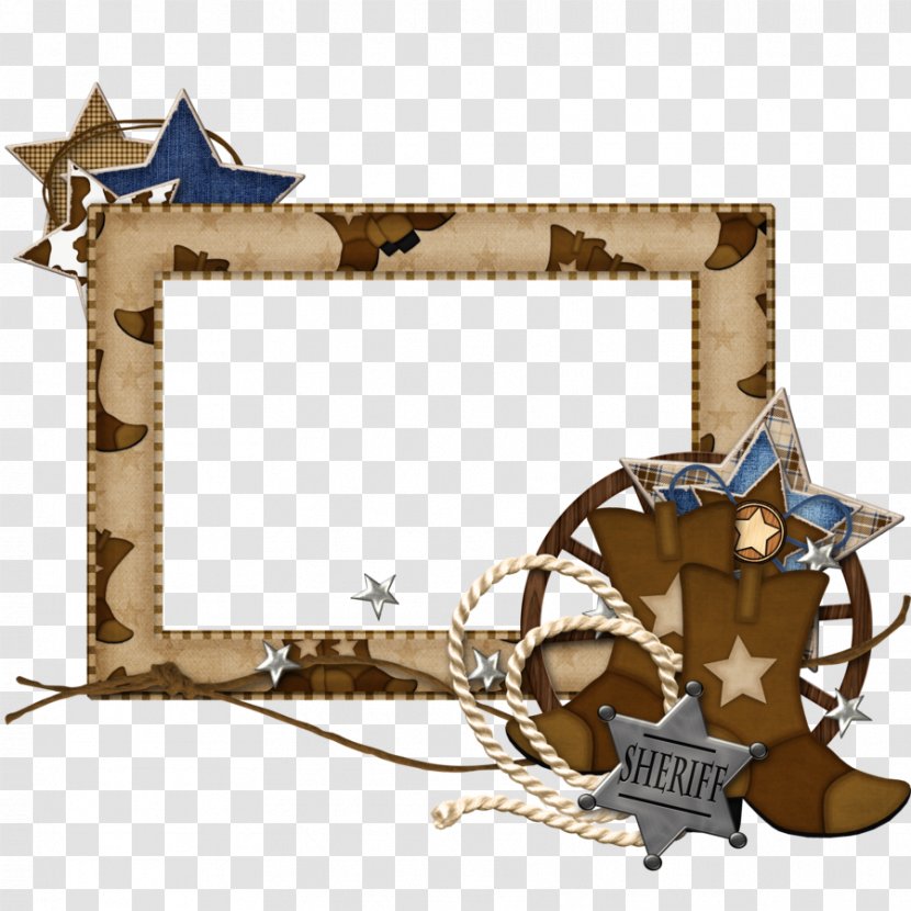 Picture Frames Cowboy Vaquero Cuadro Clip Art - Frame - Western Transparent PNG