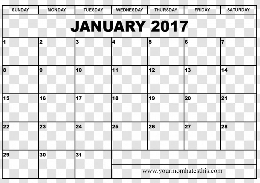 Online Calendar Template 0 January - Flower - Ms Word Resume Transparent PNG