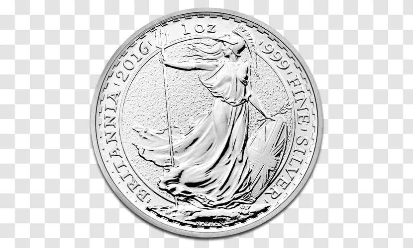 United Kingdom Britannia Bullion Coin Silver Transparent PNG