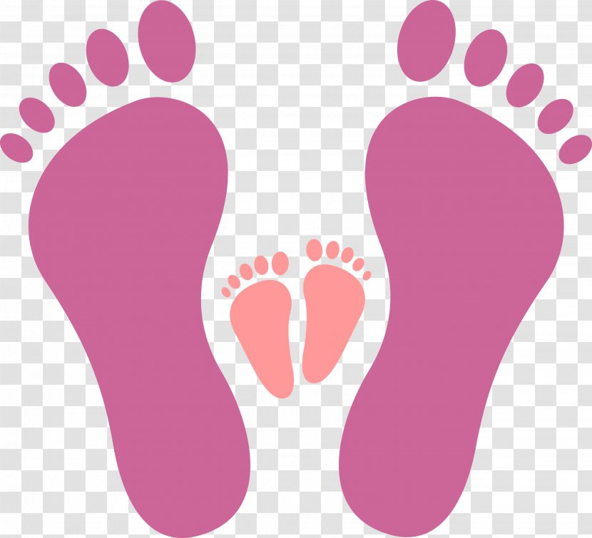 Download Icon - Love - Big Footprints And Small Transparent PNG