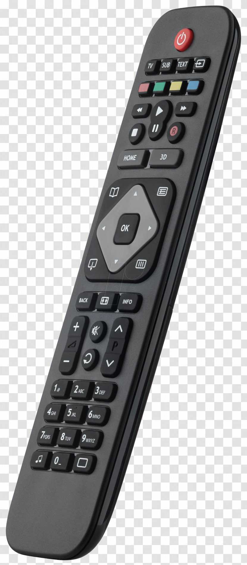 Remote Controls Television Set One For All Universal Tv Philips - Vu Transparent PNG