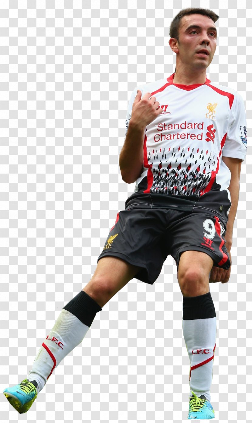 Iago Aspas Jersey Liverpool F.C. Football Player Juventus - T Shirt Transparent PNG