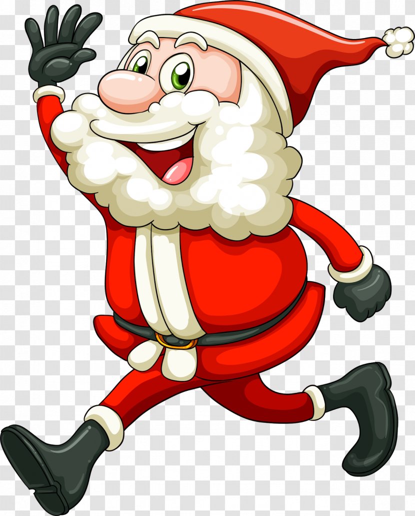Santa Claus Reindeer Christmas - Decoration Transparent PNG