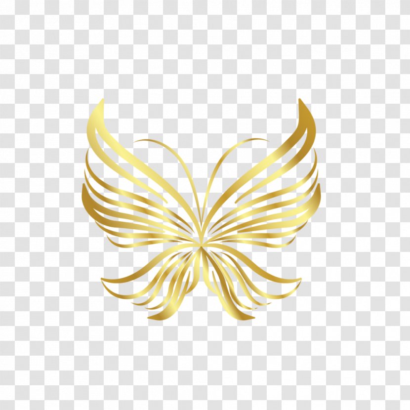 Business Consultant Diens Cosmetics Management - Petal - Golden Butterfly Transparent PNG
