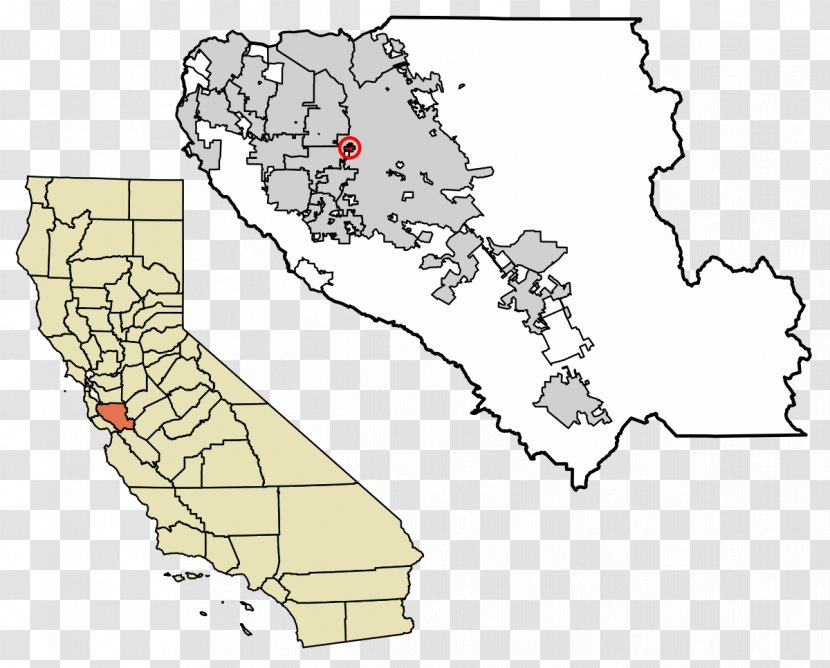 Cambrian Park, California Burbank Campbell Map Morgan Hill Transparent PNG