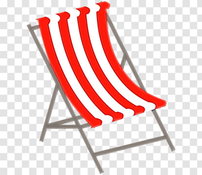 Table Cartoon - Red - Folding Chair Transparent PNG