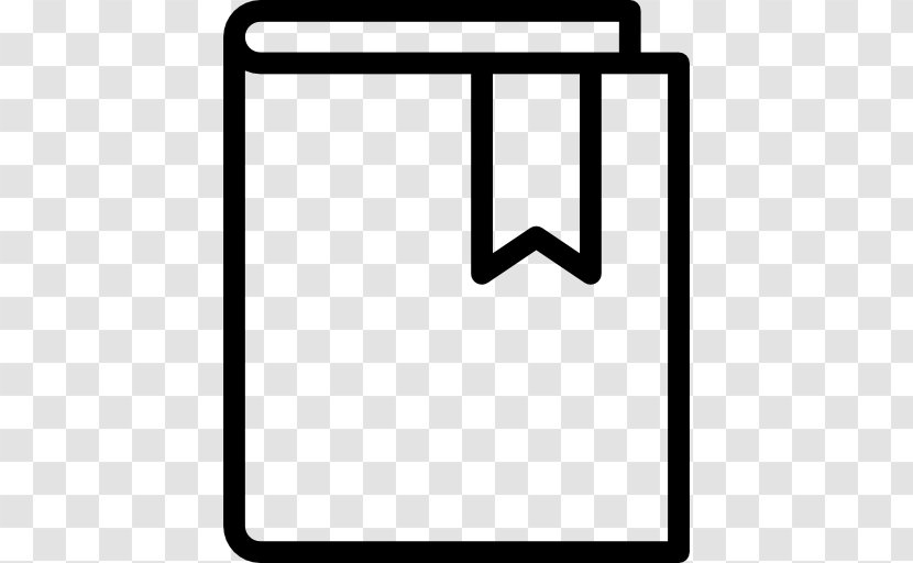 Book Outline Clip Art - Bookmark Transparent PNG