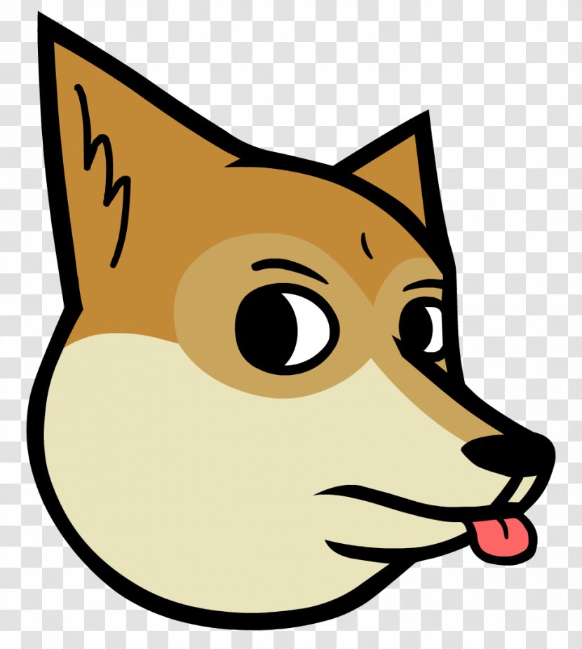 Doge Image Drawing Animation Illustration - Red Fox Transparent PNG