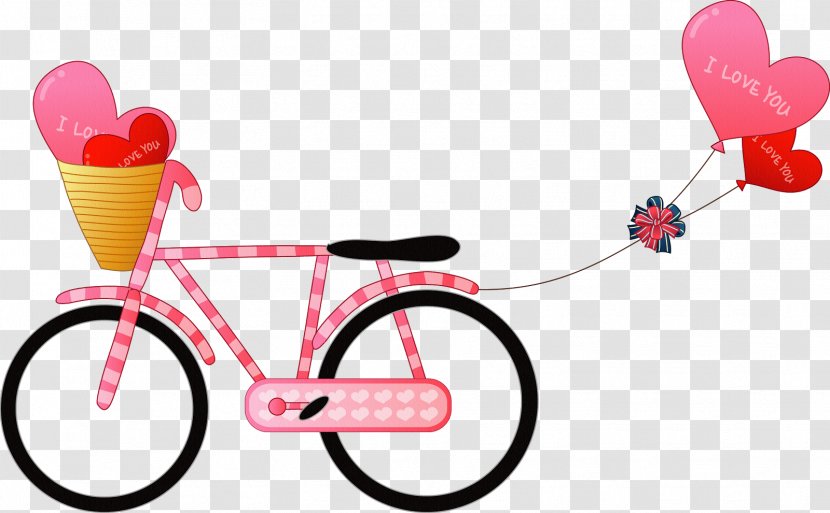 Bicycle Clip Art Transport Image - Heart Transparent PNG
