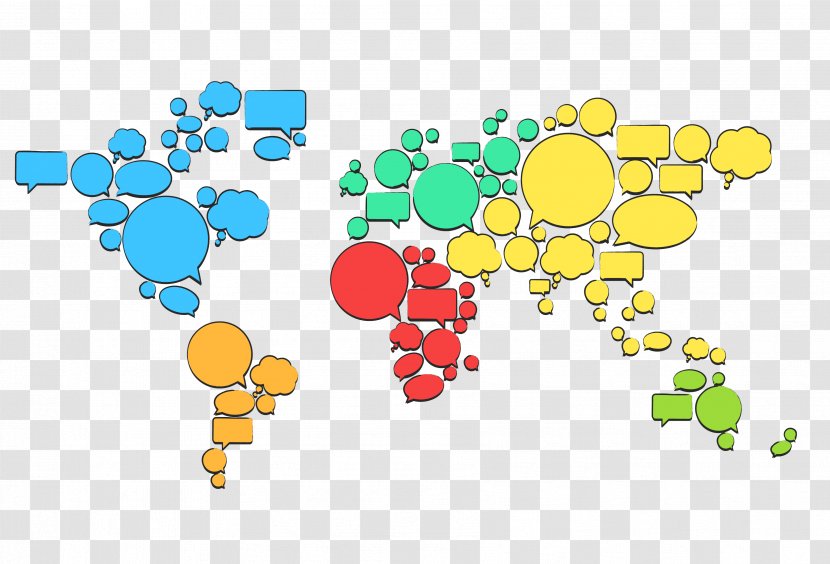 Globe World Map - Vector Dialog Transparent PNG