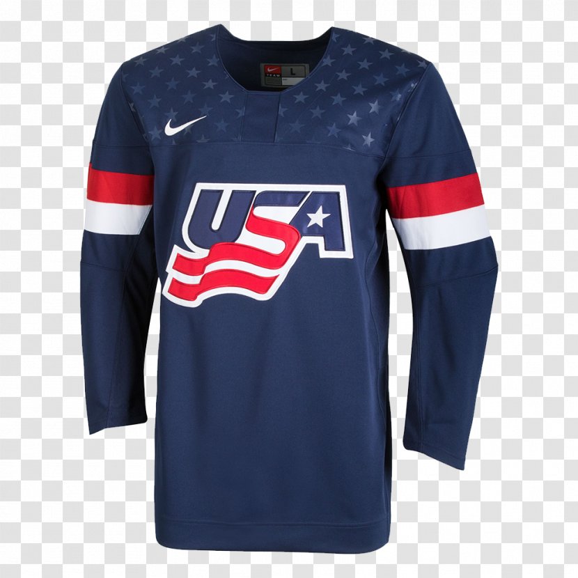 2014 Winter Olympics United States National Men's Hockey Team Ice At The Olympic Games League - Jersey Transparent PNG