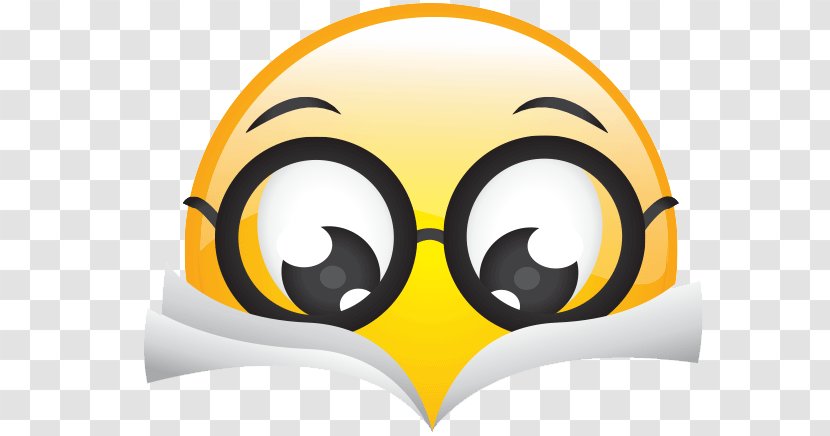 Smiley Emoticon Clip Art Reading Emoji Transparent PNG