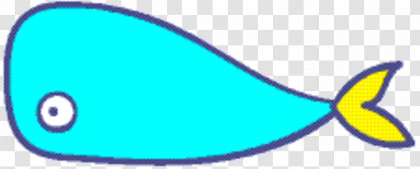 Fish Cartoon - Biology - Electric Blue Teal Transparent PNG