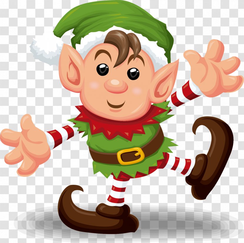 Santa Claus Christmas Elf Clip Art - Decoration - Cartoon Characters Dwarf Transparent PNG