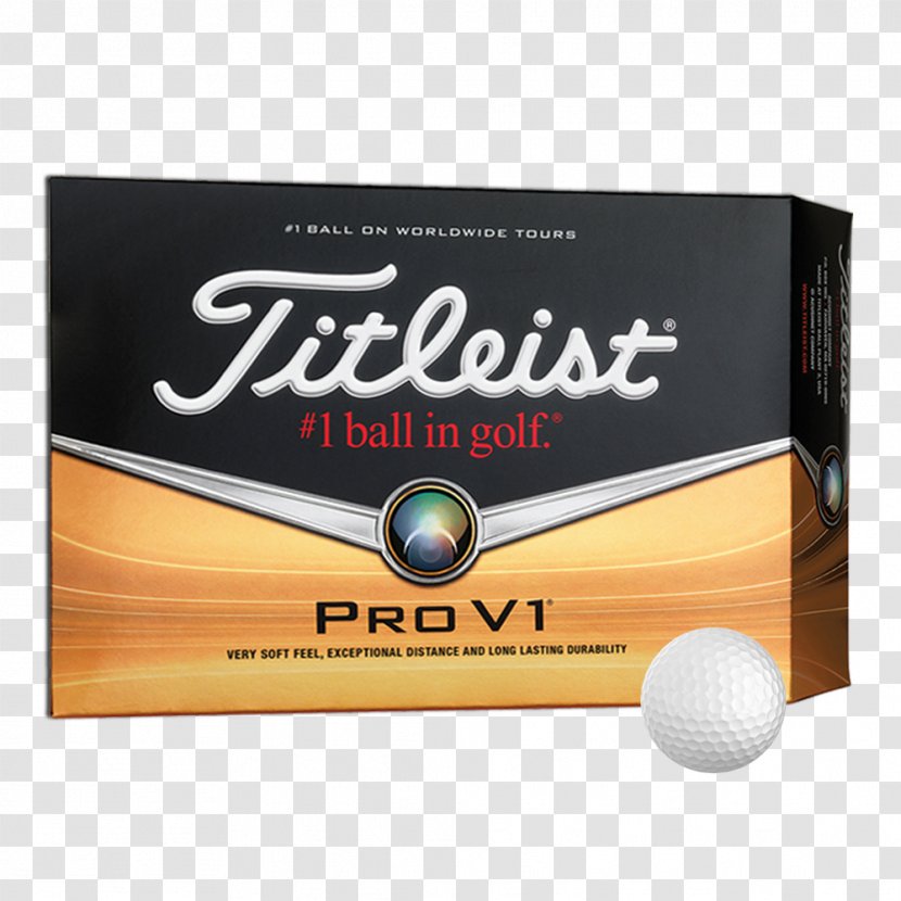 Titleist DT TruSoft Golf Balls Pro V1 Transparent PNG