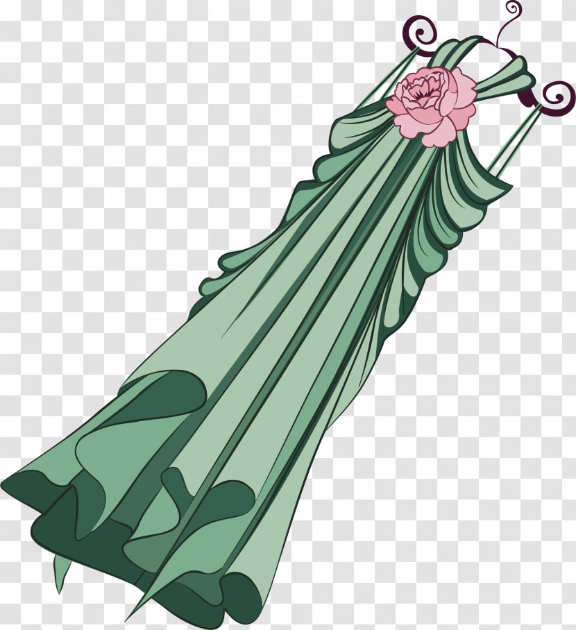 Dress Clothing Designer - Vector Painted Green Transparent PNG