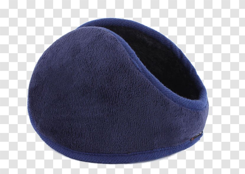 Cobalt Blue Shoe - Cap - Adult Children Warm Winter Earmuffs Transparent PNG