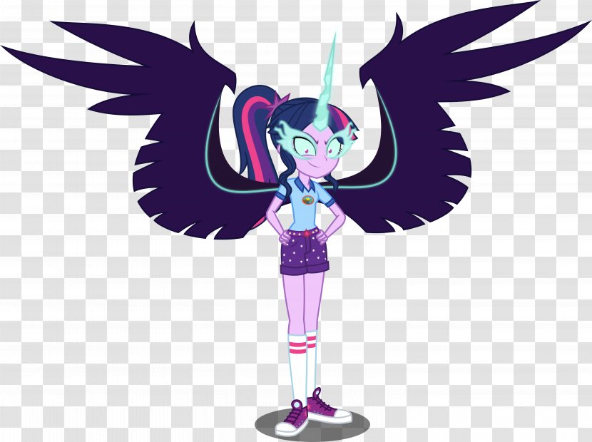 Twilight Sparkle Pinkie Pie Rarity Sunset Shimmer Rainbow Dash - Fictional Character - Midnight Transparent PNG
