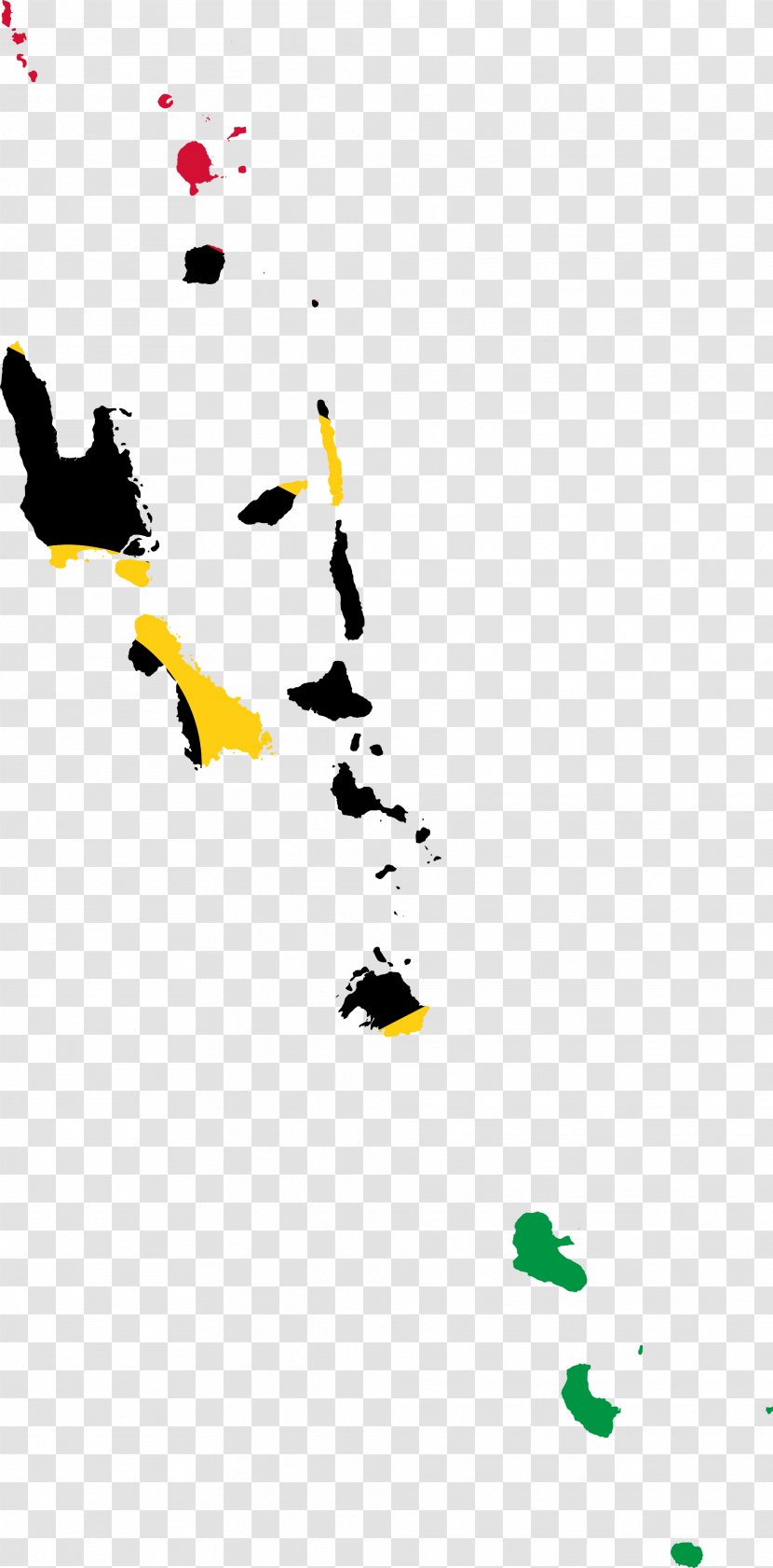 Flag Of Vanuatu Map - Beak Transparent PNG