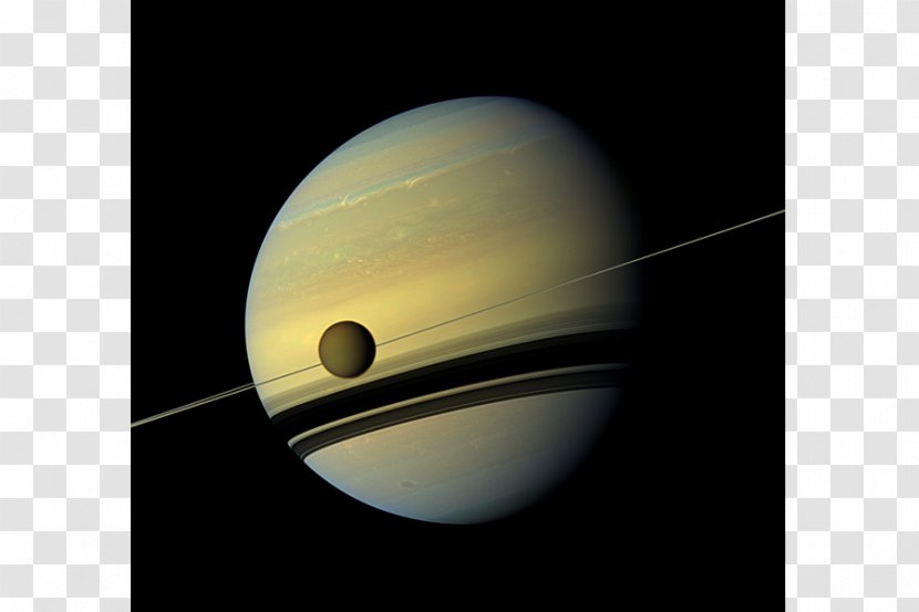 Cassini–Huygens Planet Moons Of Saturn Titan - Space Transparent PNG