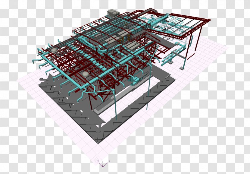 ArchiCAD Digital Mockup Building Architecture 3D Computer Graphics - Axonometry Transparent PNG