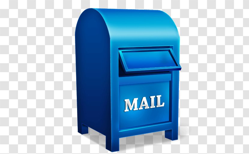 Box Background - Blue - Mailbox Furniture Transparent PNG