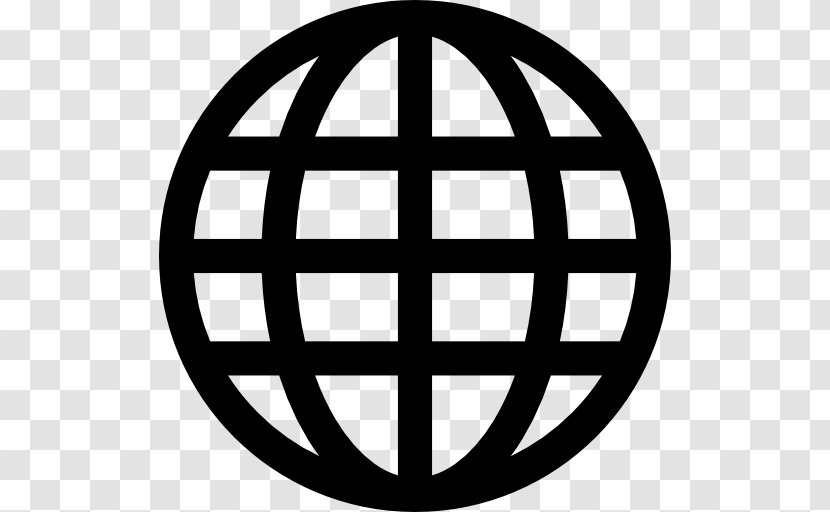 Internet - Symmetry - Globe Icon Transparent PNG