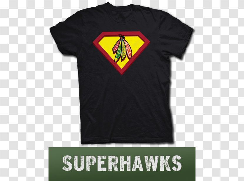 T-shirt Chicago Blackhawks Logo Sleeve Transparent PNG
