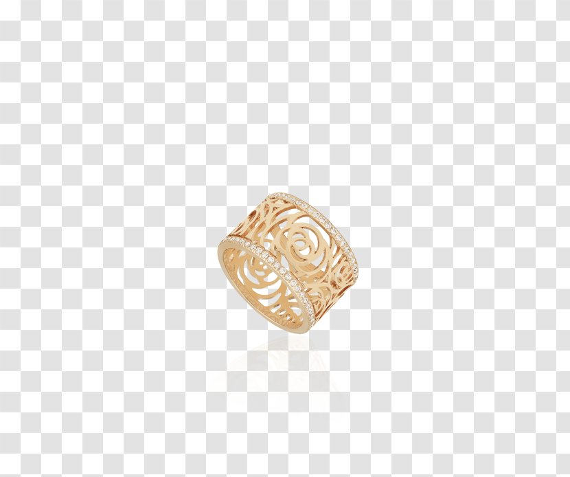Earring Chanel Jewellery Gold - Ring Transparent PNG