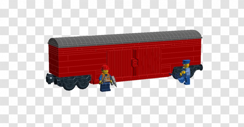 Train Rail Transport Goods Wagon Boxcar LEGO - Lego Transparent PNG