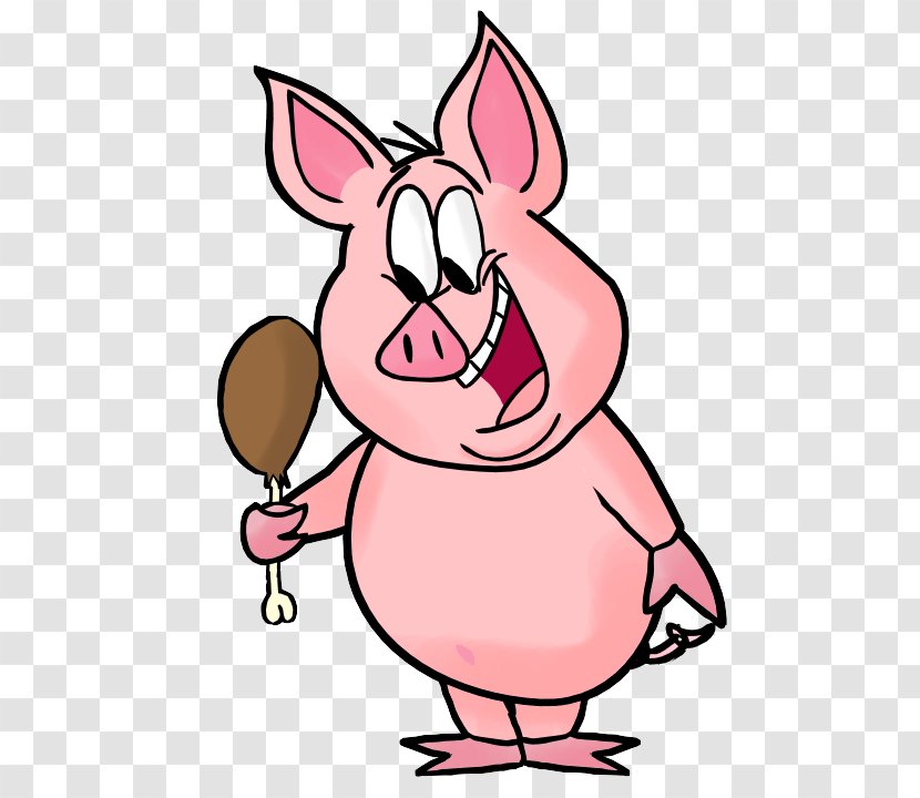 Domestic Pig Fat Cartoon Animation Clip Art - Silhouette - Pictures Transparent PNG