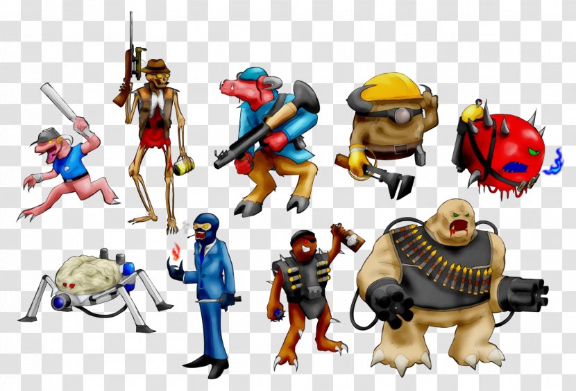 Watercolor Background - Team Fortress - Hero Playset Transparent PNG