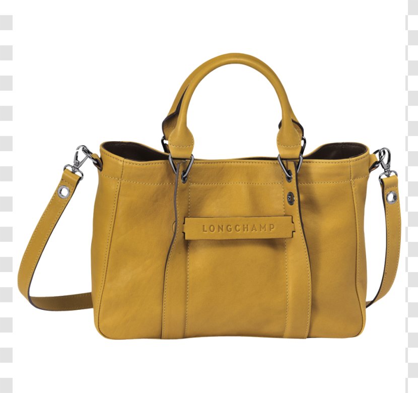 Longchamp Handbag Tote Bag Pocket - Zipper - Mimosa Transparent PNG