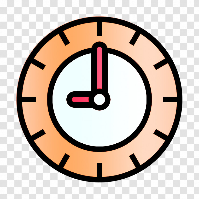 Clock Icon Office Stationery Icon Transparent PNG