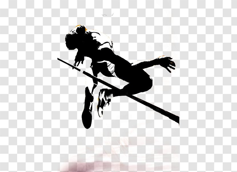 Afro-Asian Games Poster Sports Day Graphic Design - Athlete - Silhouette Fashion Transparent PNG