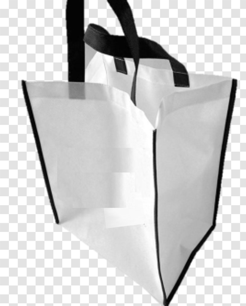Tote Bag Shopping Bags & Trolleys Paper Plastic - Black And White - Non Woven Transparent PNG
