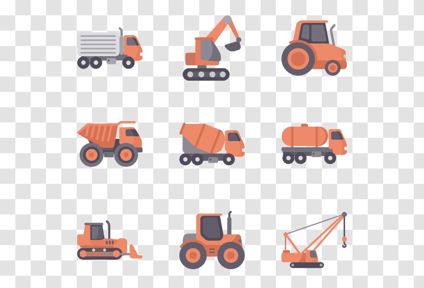 Forklift Heavy Machinery Clip Art - Motor Vehicle - Construction Transparent PNG