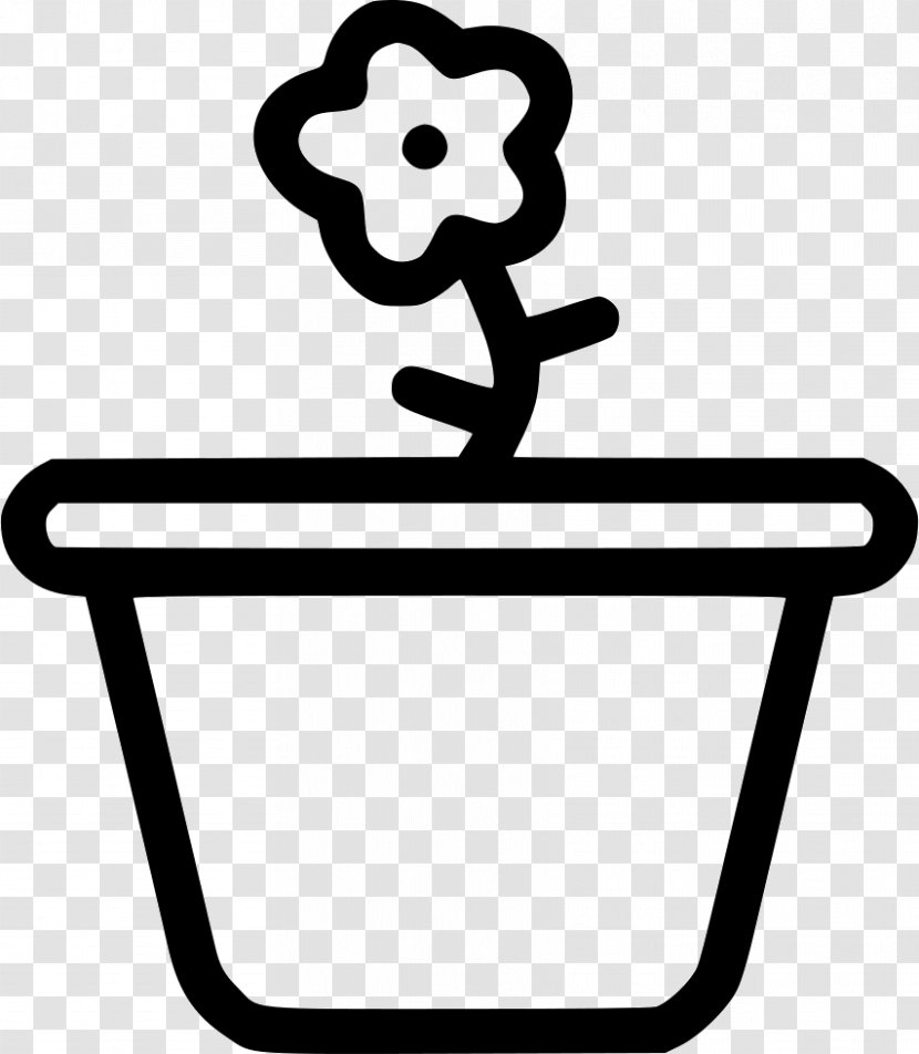 Clip Art Gardening Image - Black And White - Gardenie Transparent PNG