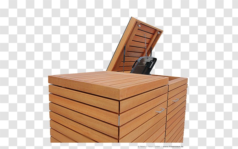 Hardwood Mülltonnenbox Wheelie Bin Rubbish Bins & Waste Paper Baskets - Wood Transparent PNG