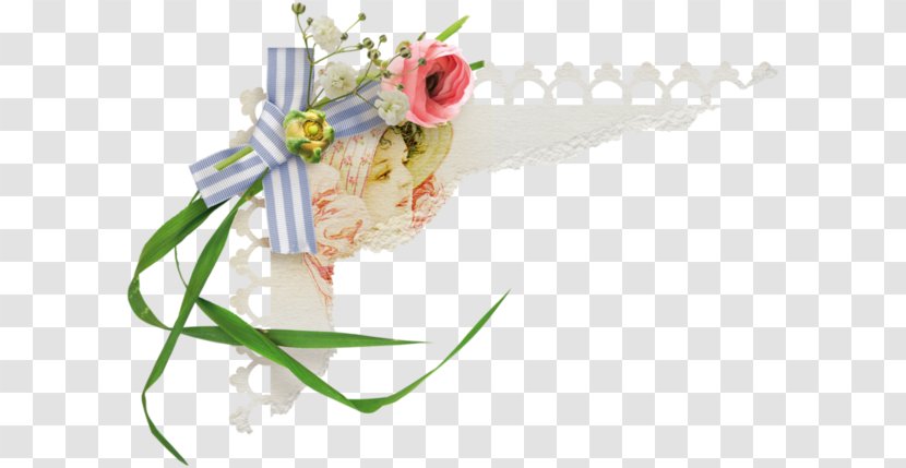 Clip Art - Floral Design - Stripe Bow Decoration Transparent PNG