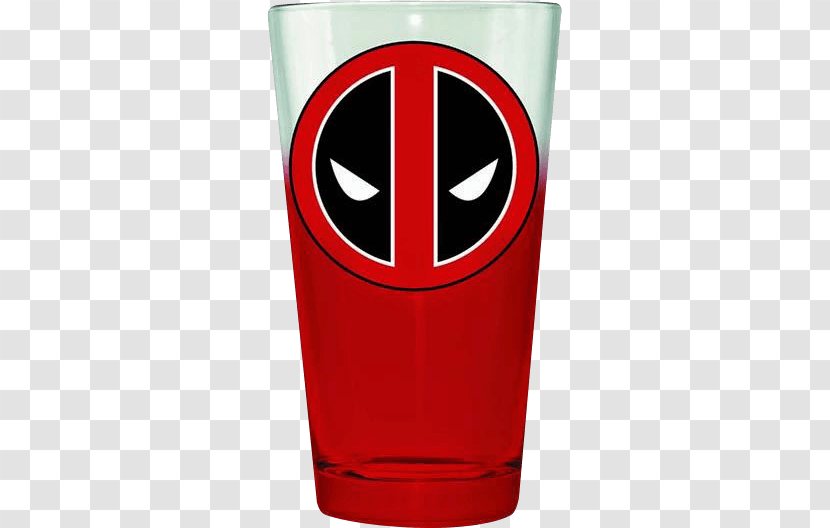 Pint Glass Deadpool Venom Imperial - Symbol Transparent PNG