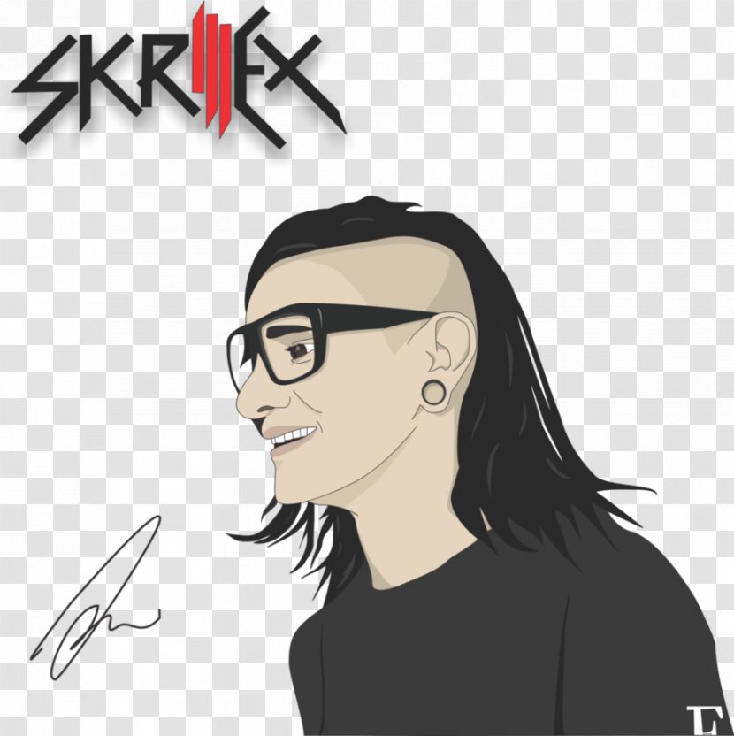 Disc Jockey January 15 Stage Name Drawing - Watercolor - Skrillex Transparent PNG