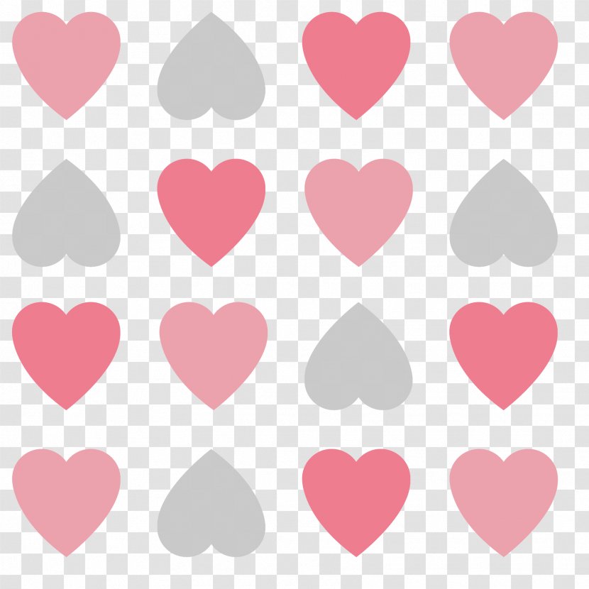 Heart Raster Graphics - Watercolor - Heart-shaped Vector Seamless Background Transparent PNG