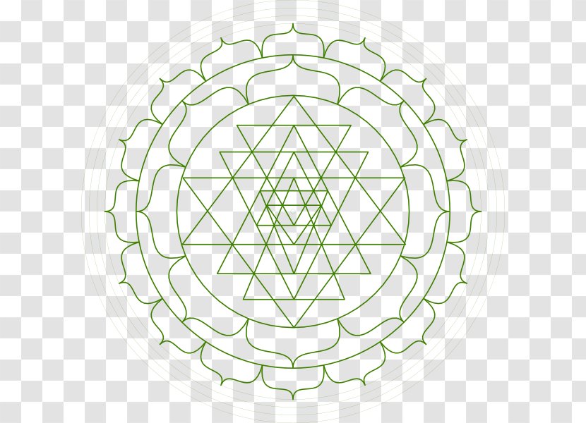 Sri Yantra Chakra Mandala - Symmetry - Ganesha Transparent PNG