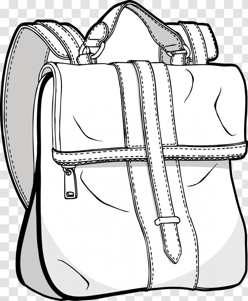 Handbag Backpack Drawing Fashion - Bag Transparent PNG