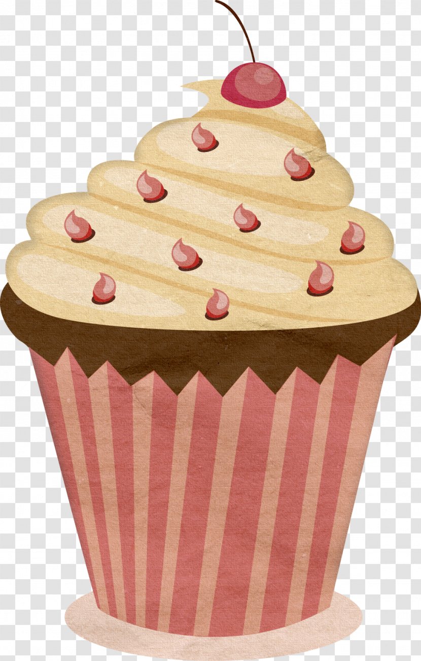Ice Cream Cupcake Blondie Chocolate Brownie Muffin - Cake Transparent PNG