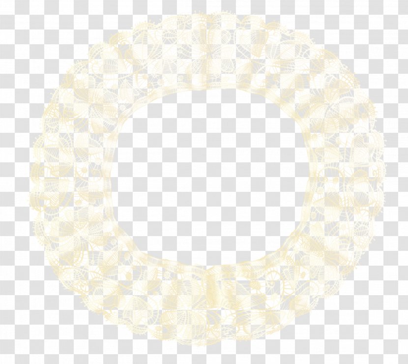 Symmetry Pattern - White - Orange Circle Paper-cut Transparent PNG