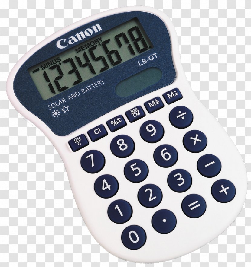 Mortgage Calculator Canon Loan Calculated Industries - Ls390h Transparent PNG